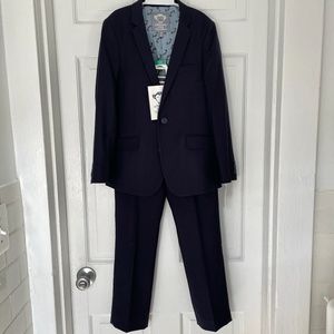 NWT Appaman Navy Blue Two-Piece Single-Breasted Suit